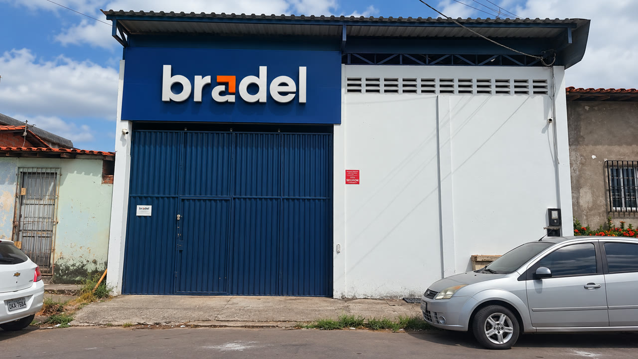 Fachada da base Bradel em São Luís