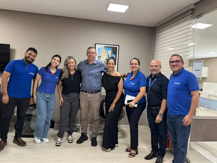 Reunião de alinhamento da equipe Bradel